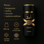 Perfume Árabe Asad Lattafa Escencia Única- PROMO + ENVÍO GRATIS POR HOY!